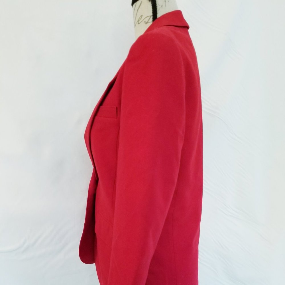 Pendleton Classic Wool Bright Red Jacket: Size 6 - image 3